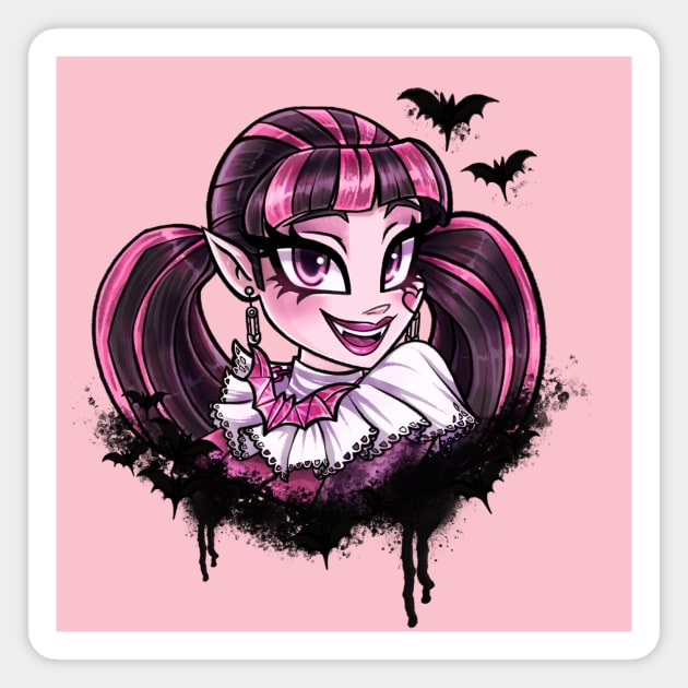 Draculaura Magnet by GummyDoodles 